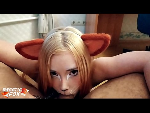 ❤️ Kitsune menelan kontol dan cum di mulutnya ❤ Porn keras pada kami ️